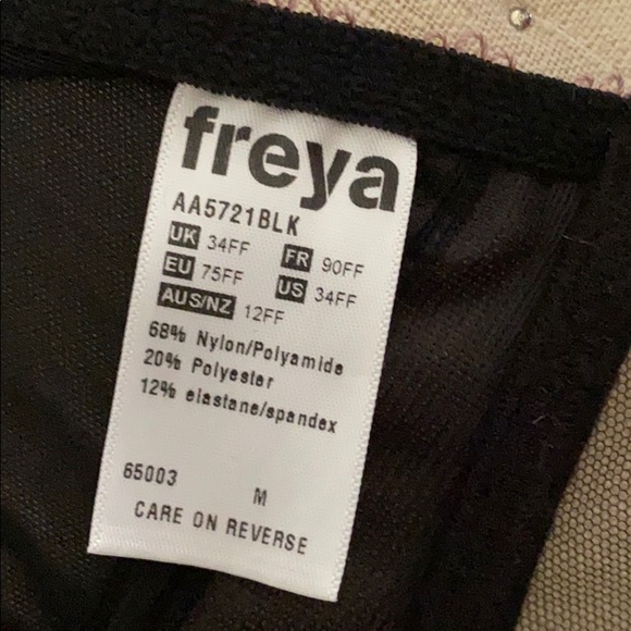 Black and Pink Freya Mesh Bra (Never Worn) - Picture 5 of 6